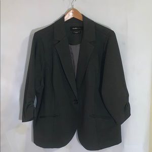 Torrid Charcoal Grey Blazer w/  3/4 sleeves